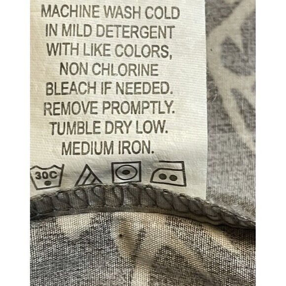 Columbia Hunting Lodge Mens Sz Large Button Down Shirt Overall Deer Print Brown - Picture 5 of 10